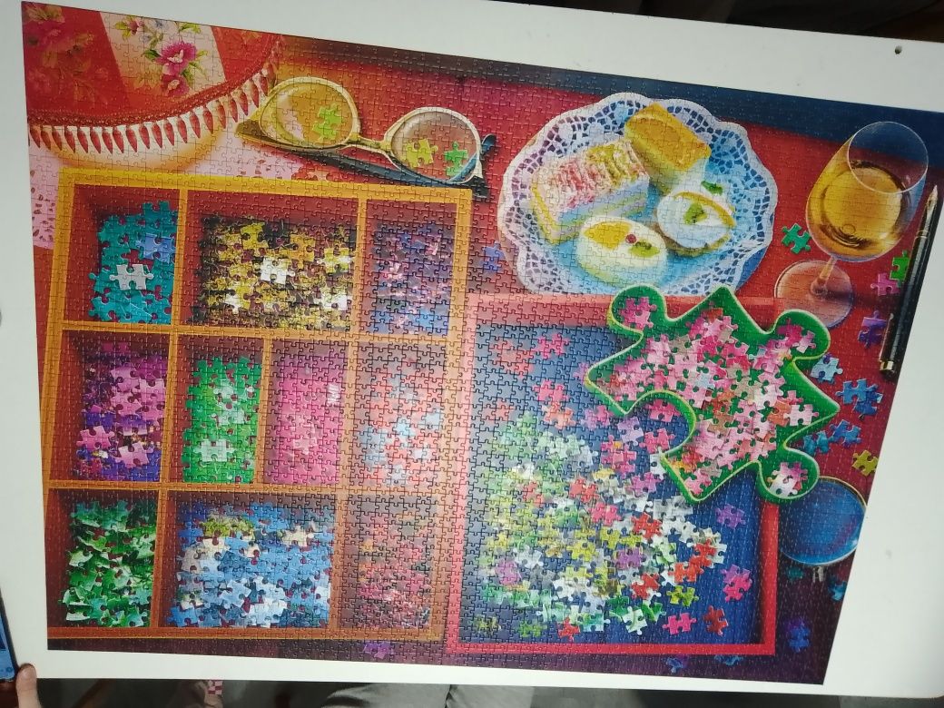 Puzzle Trefl 3000 Wieczór z puzzlami