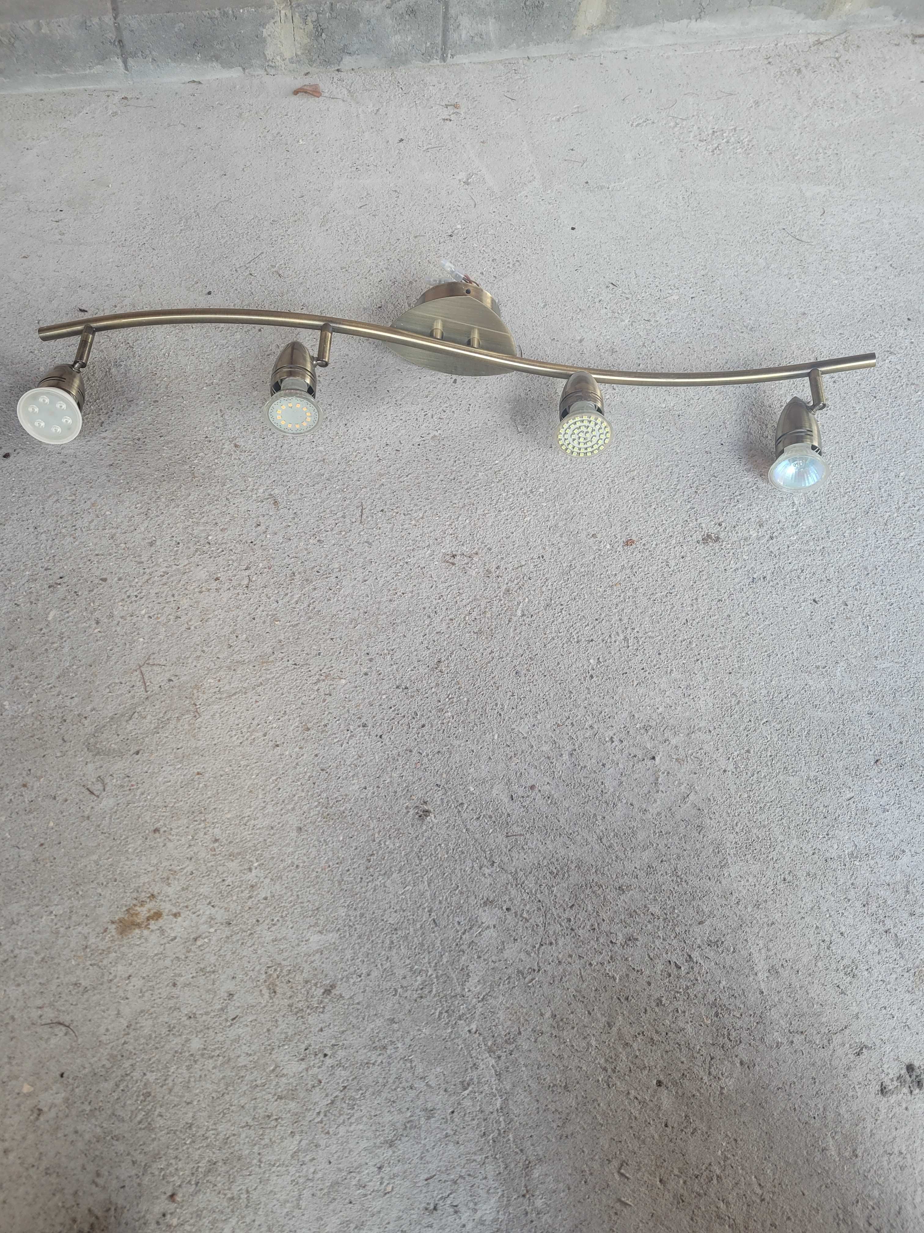 Lampa sufitowa halogenowa 4 halogeny