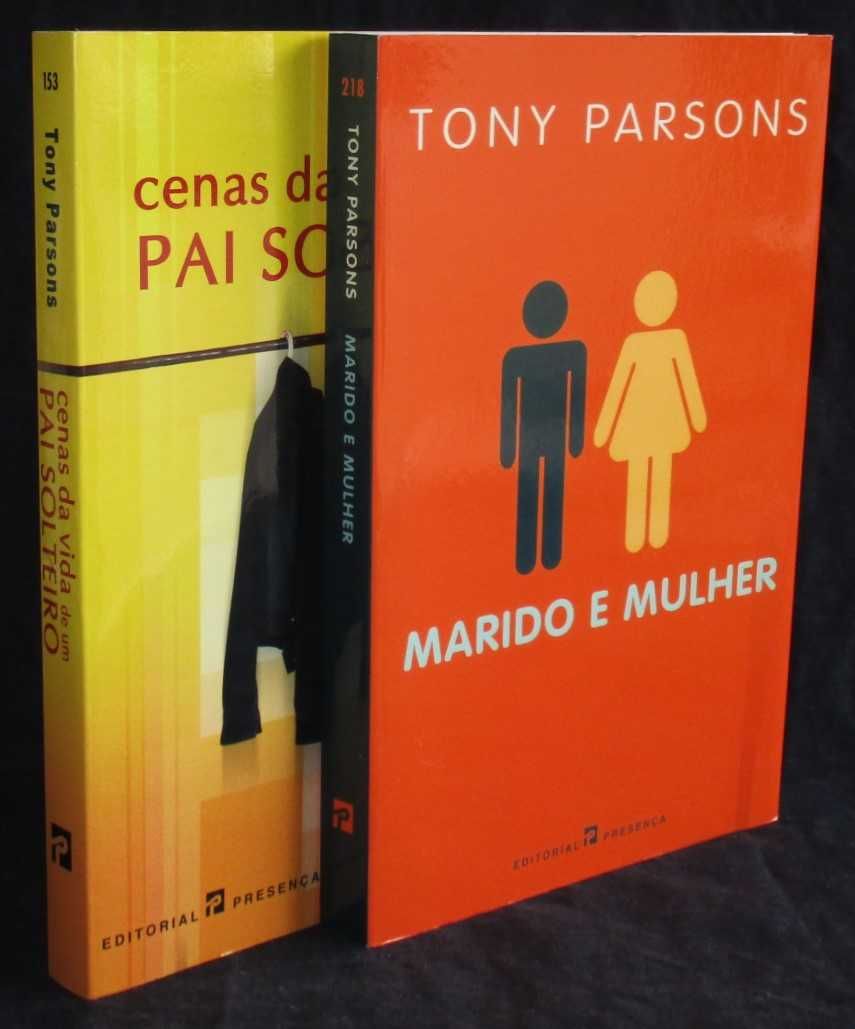 Livros Cenas da Vida de um Pai Solteiro e Marido e Mulher Tony Parsons