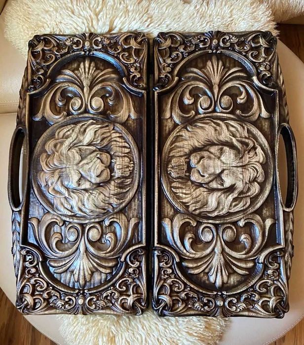 Шахи та нарди від виробника із натурального дерева на подарунок