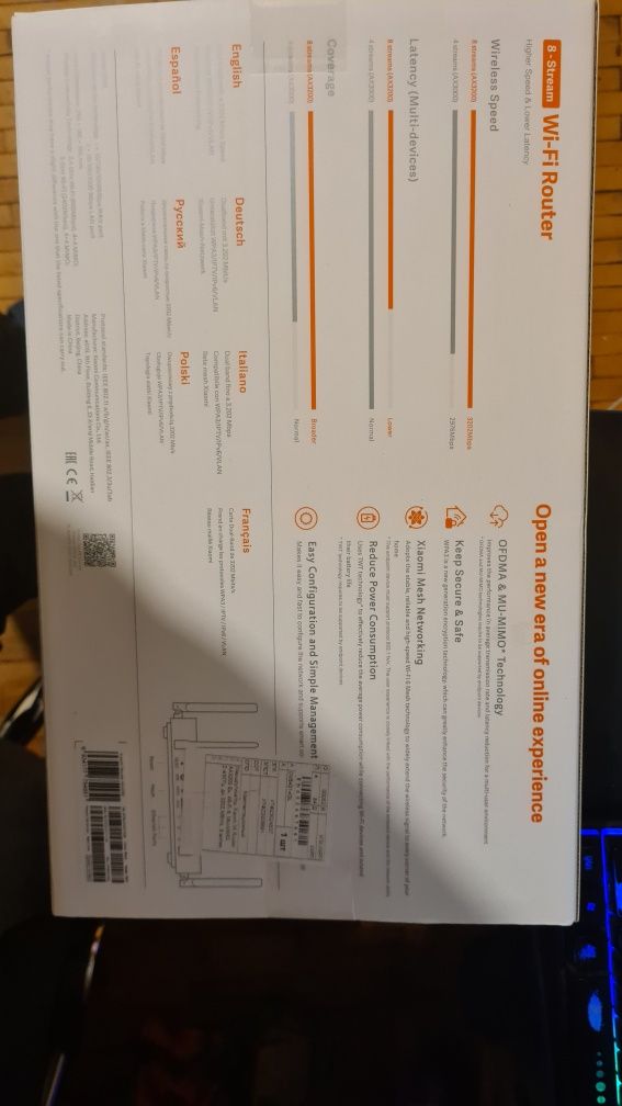 Xiaomi Router ax3200 WiFi 6 3202mbps.Глобалка,Эвро розетка.