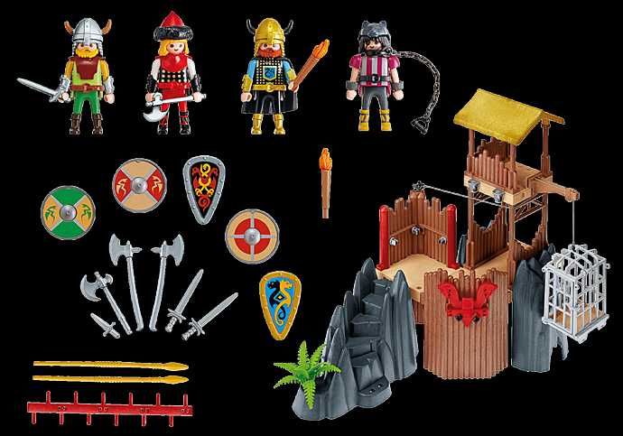 Brinquedo Playmobil Vikings NOVO