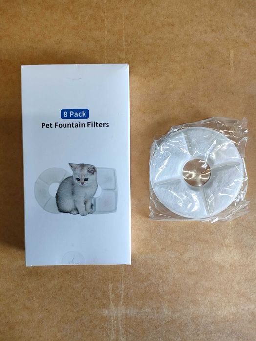 Filtr śr. 12,7cm do fontanny dla kotów i psów 8 szt