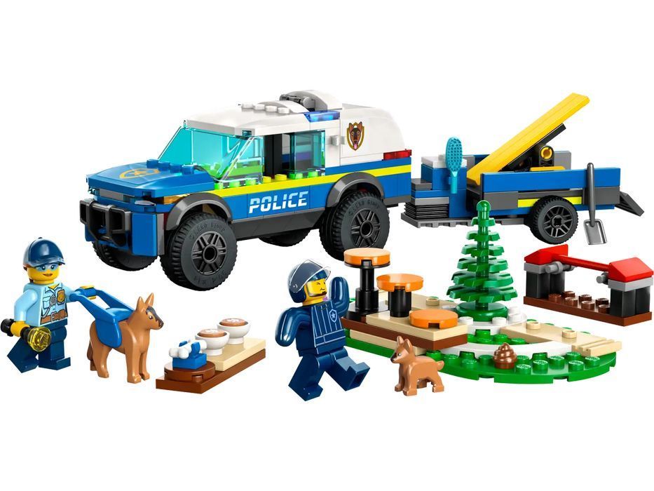 Klocki Lego City Szkolenie psów policyjnych w terenie 197 elementów