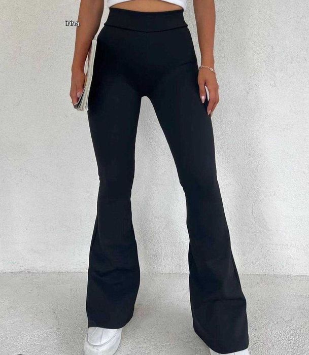 Жіночі трикотажні теплі термо лосіни на флісі термолосини на зиму