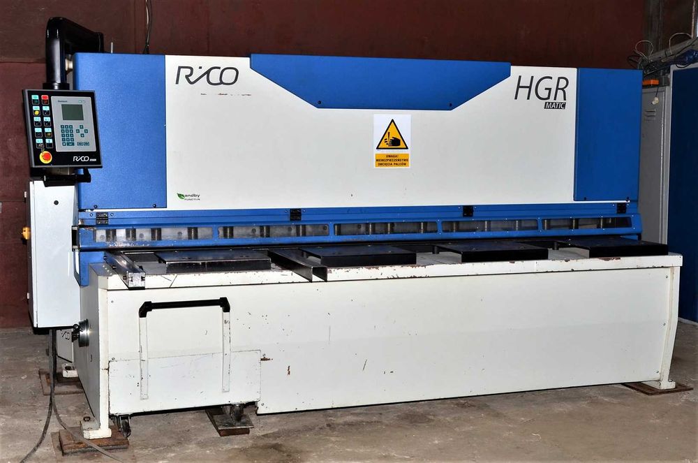 Nożyce Gilotynowe RICO HGR 310 MATIC CNC jak NOWE Gilotyna