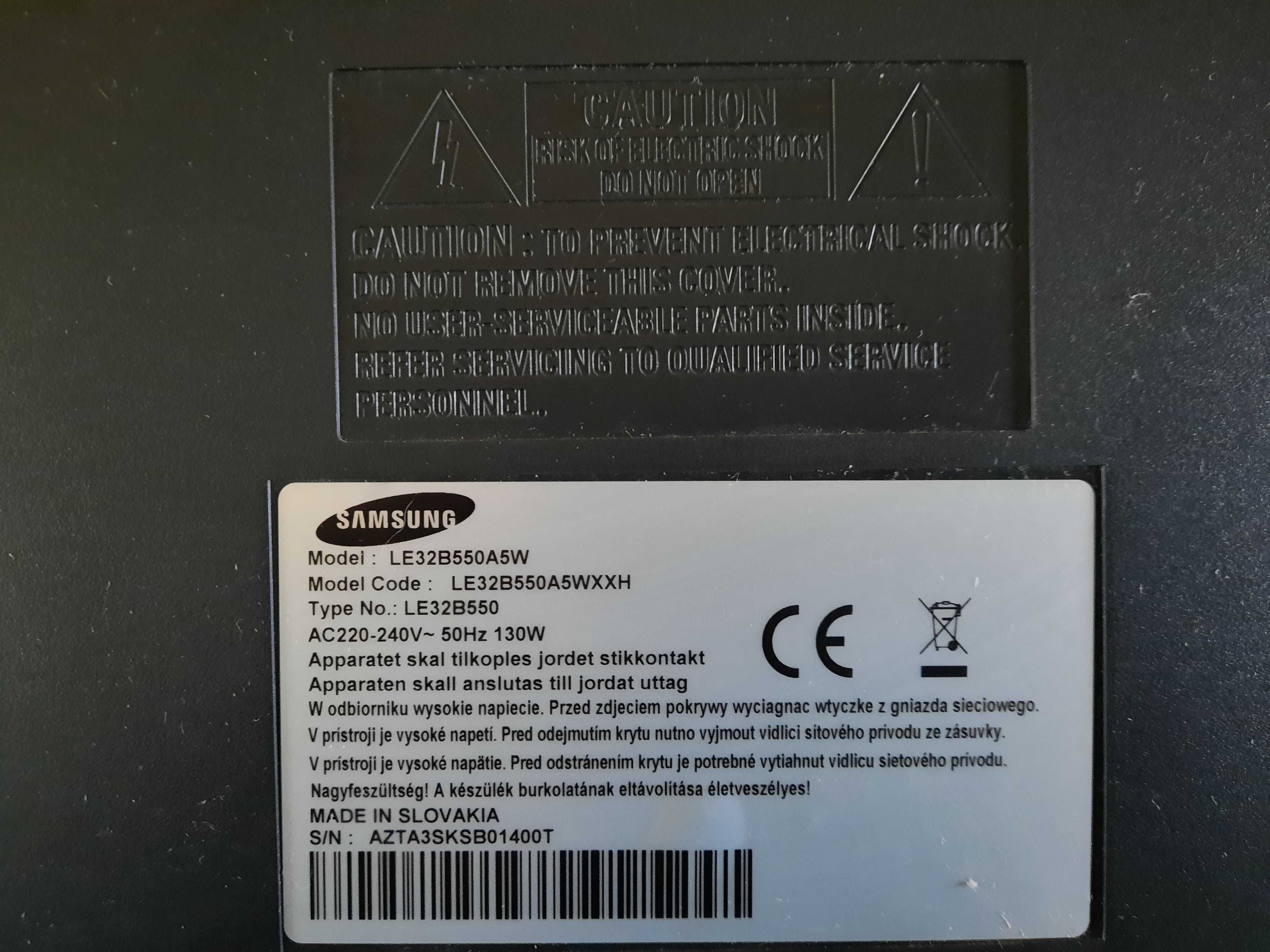 Telewizor Samsung 32 cale model LE32B550A5W