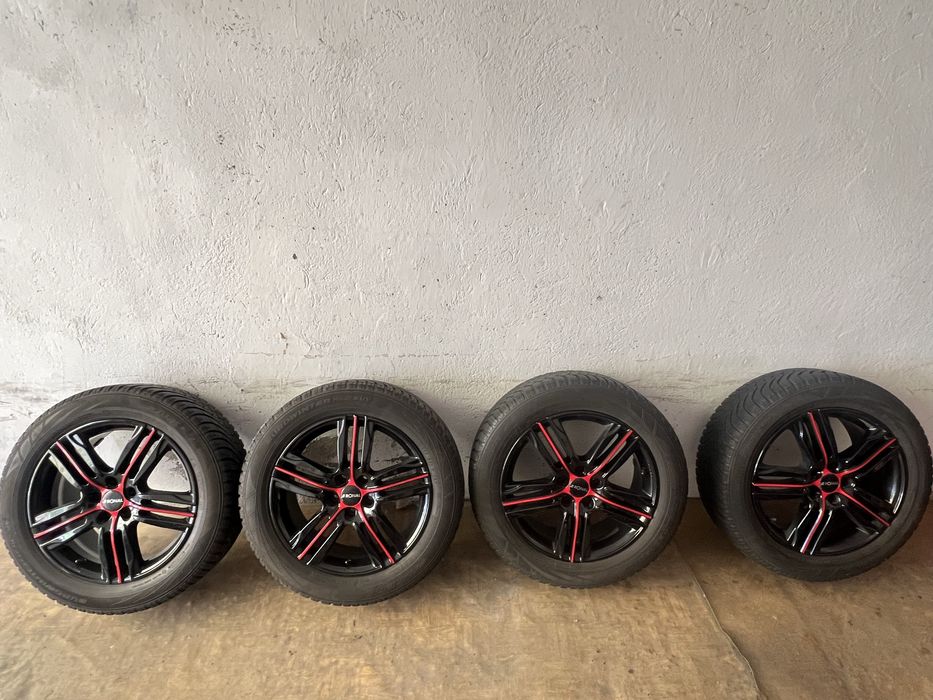 Felgi 18” Ronal R57 4 szt. + opony zimowe 4 szt. + czujniki ciśnienia