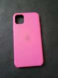 Neonowe różowe etui ramka usztywniona iPhone 11