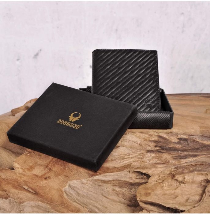 Donbolso® Rom I Slim Męski portfel ze skóry