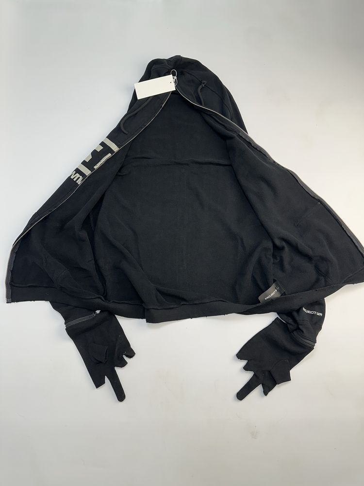 Project Grailz GR G/R NIZ zip up чорна зіпка зипка худи кофта фулл М Л