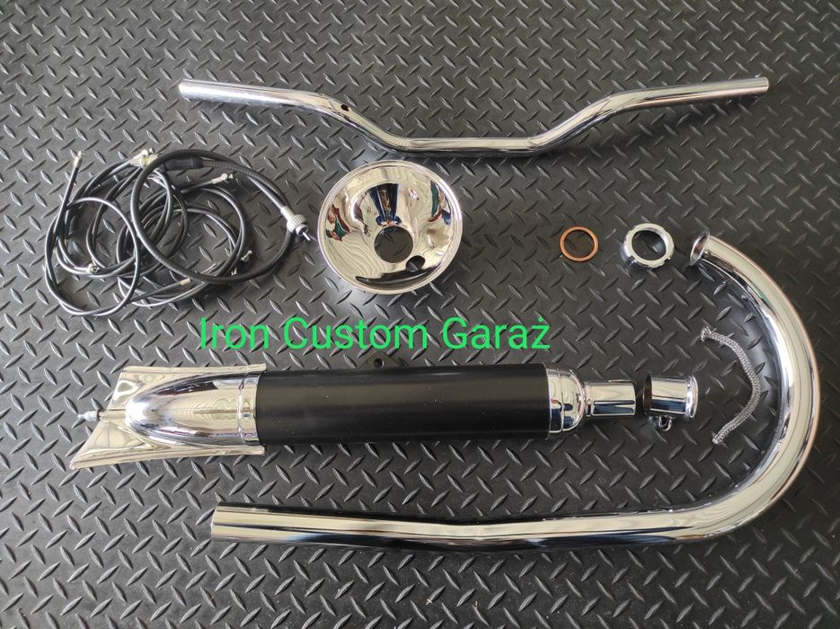 Układ wydechowy PREMIUM! tłumiki kolana K750 M72 Ural iż 49 350