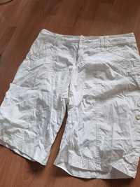 Szorty białe spodnie krótkie 40 rozmiar