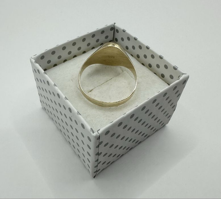 Złoty Męski Sygnet z Onyksem Pr.585 NOWY!