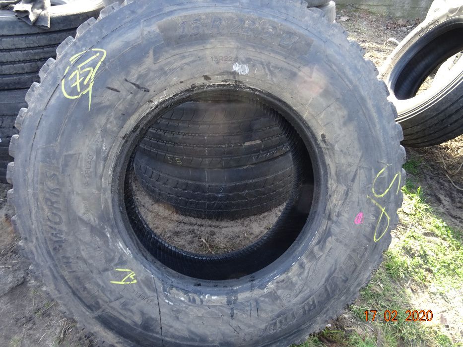 Opona 13R22.5 Michelin Works Pneu Laurent Retread (650 netto)