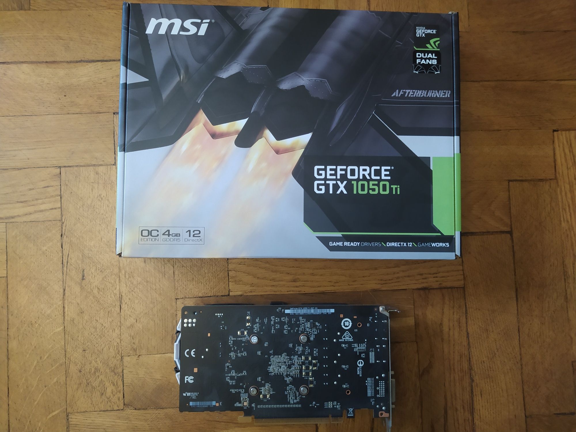 Karta graficzna MSI GeForce GTX 1050ti 4gb