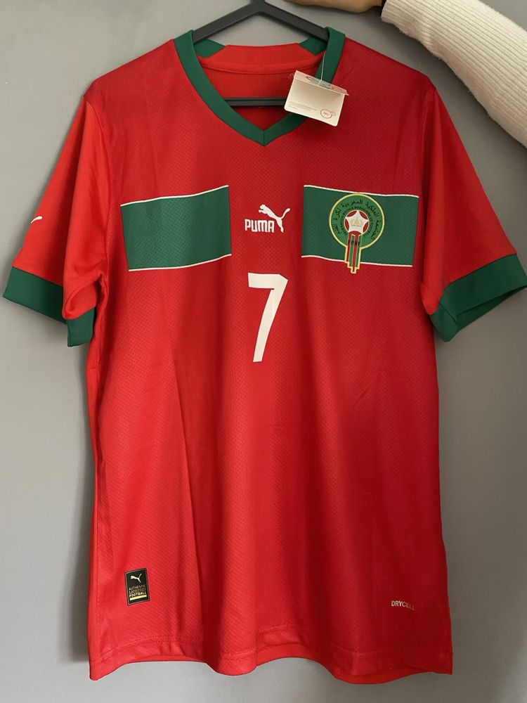 T-Shirt de futebol marrocos