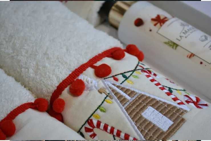 Подарунковий набір рушників La Maison 3 шт і додатково аромат Missy