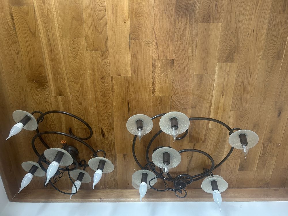 Lampy wiszące typu świecznik
