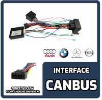 Interface/Ficha CANBUS • Audi BMW Mercedes Opel • Android
