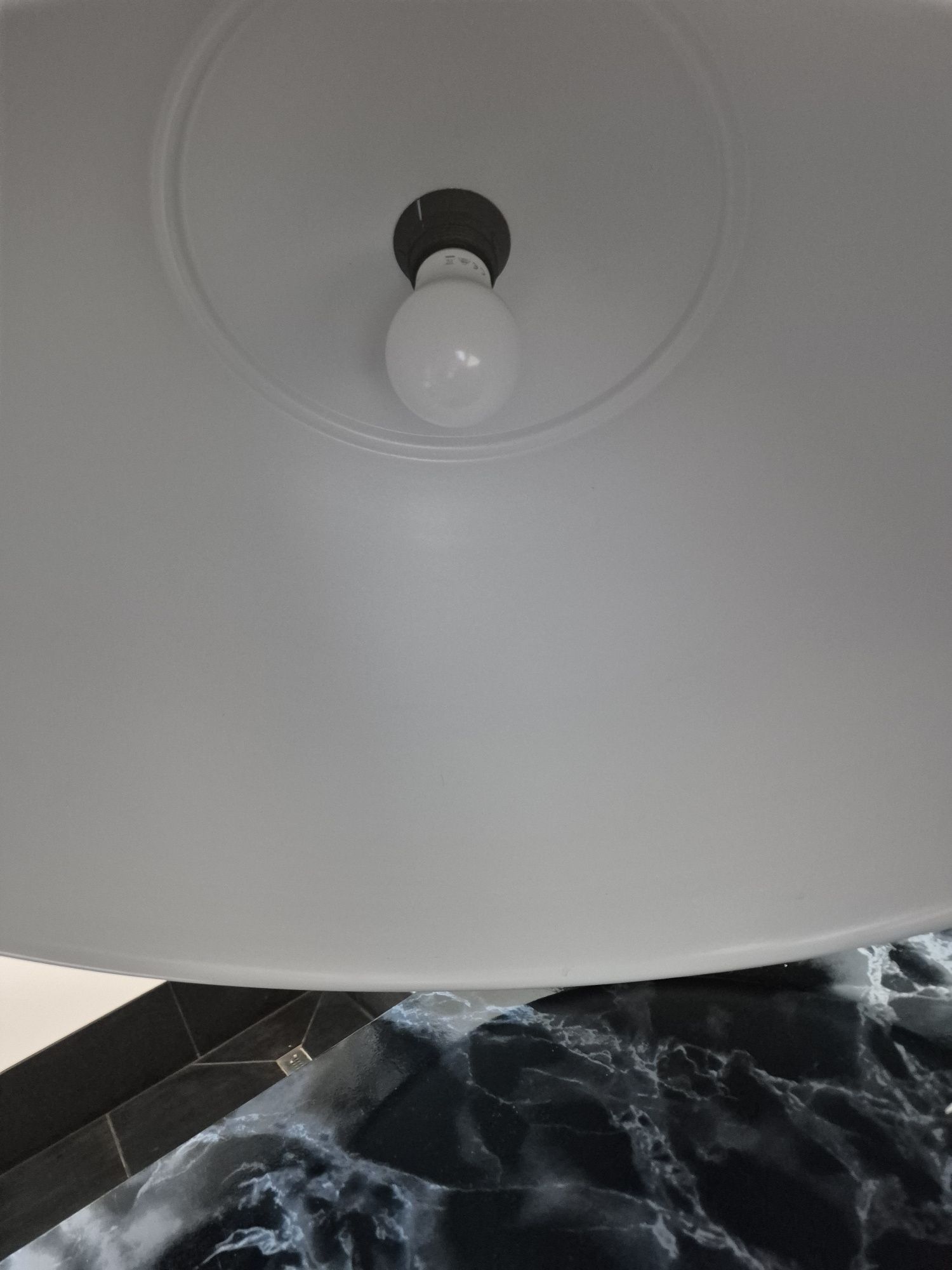 Lampa duza szara