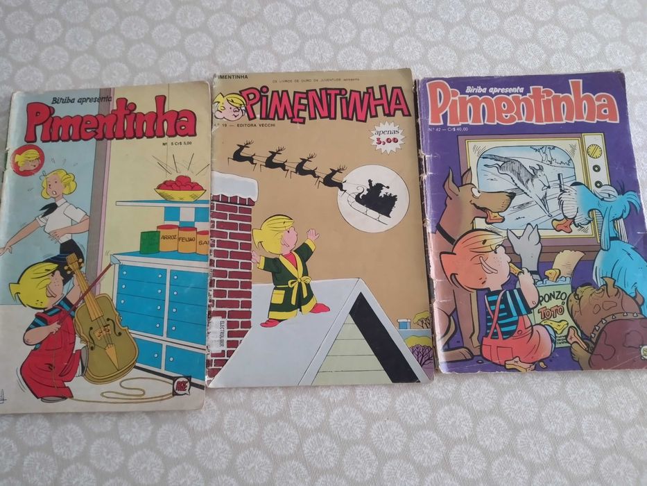 Livrinhos de BD do Pimentinha