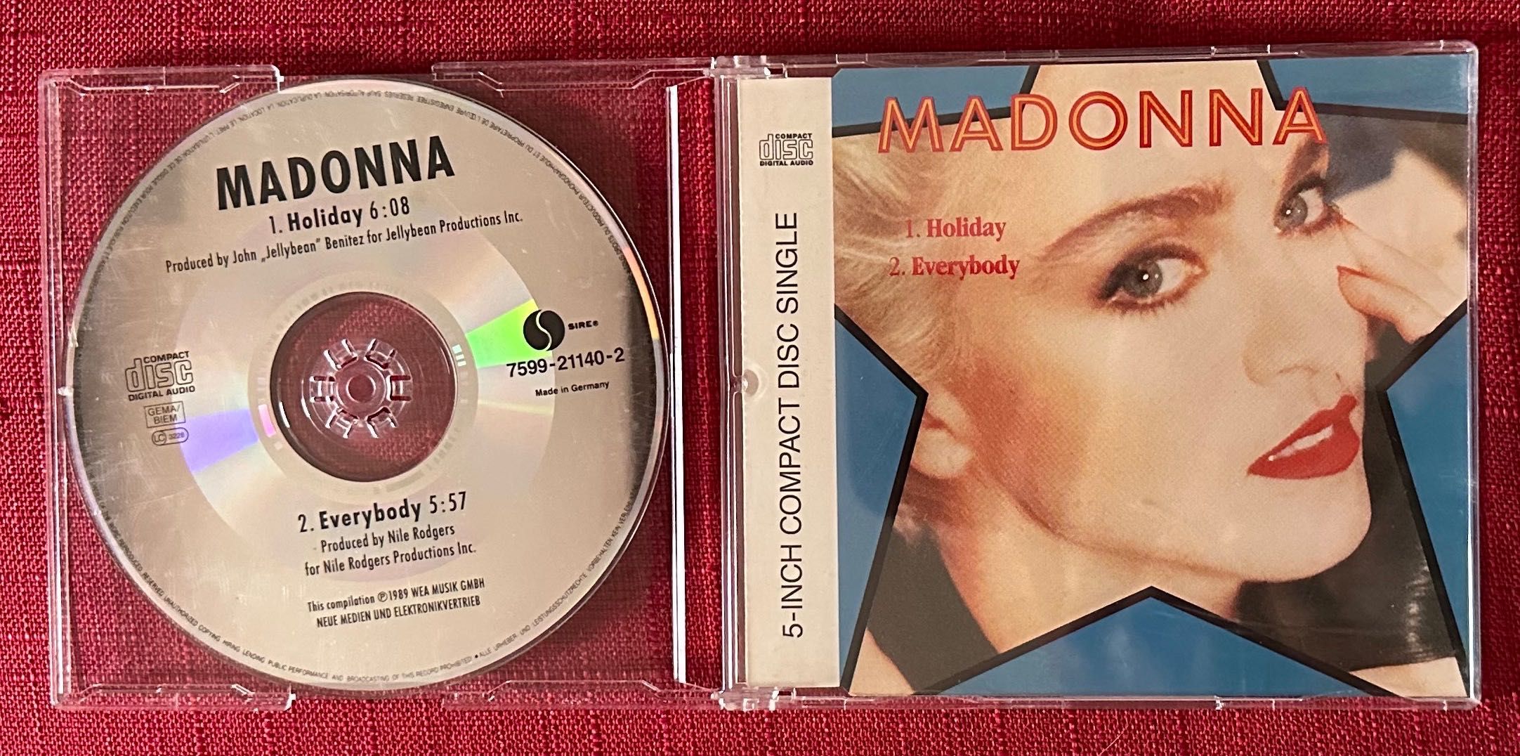 Madonna Cd Single Yellow Series/Star series