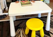 Продам столик детский IKEA MAMMUT белый