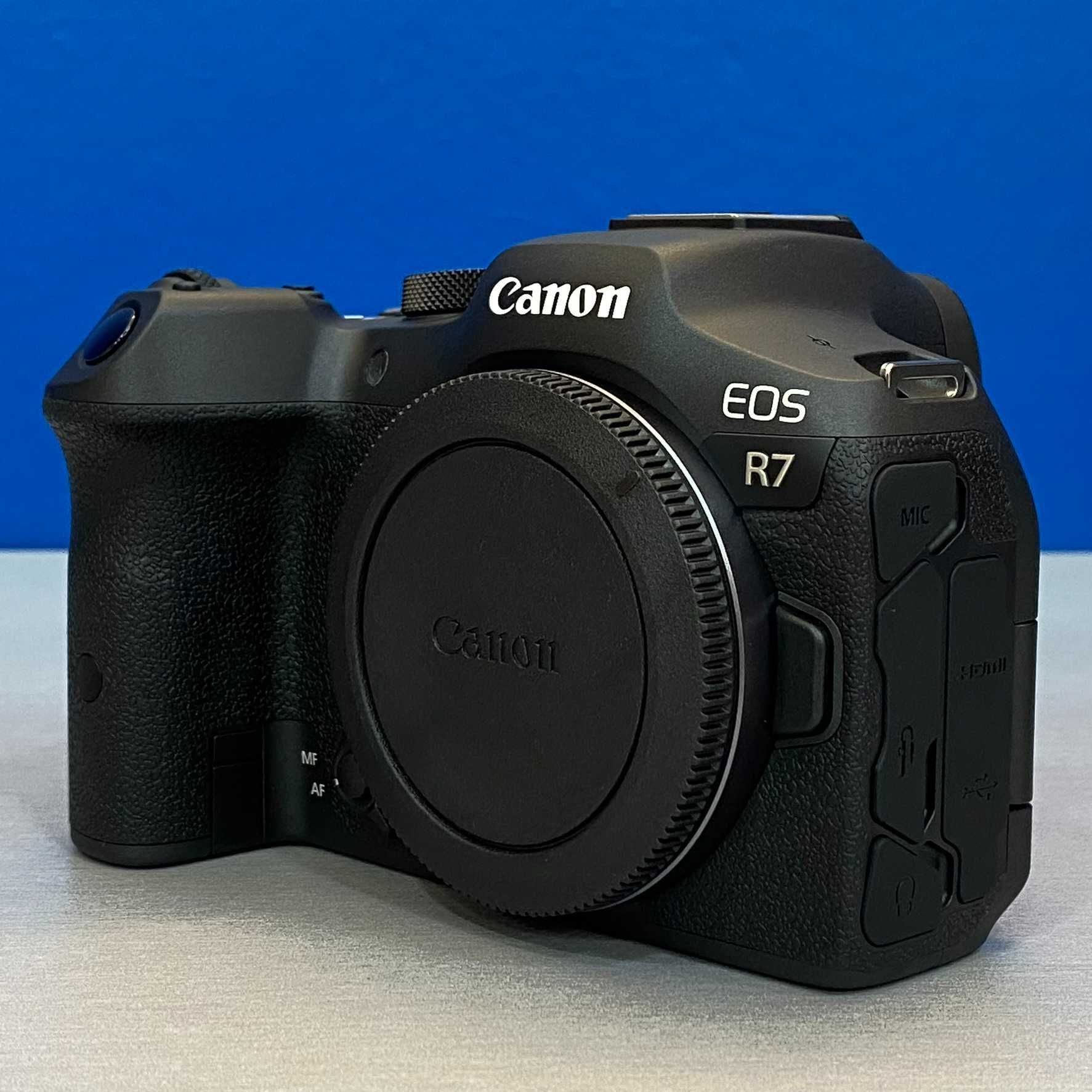 Canon EOS R7 (Corpo) - 32.5MP - NOVA - 3 ANOS DE GARANTIA