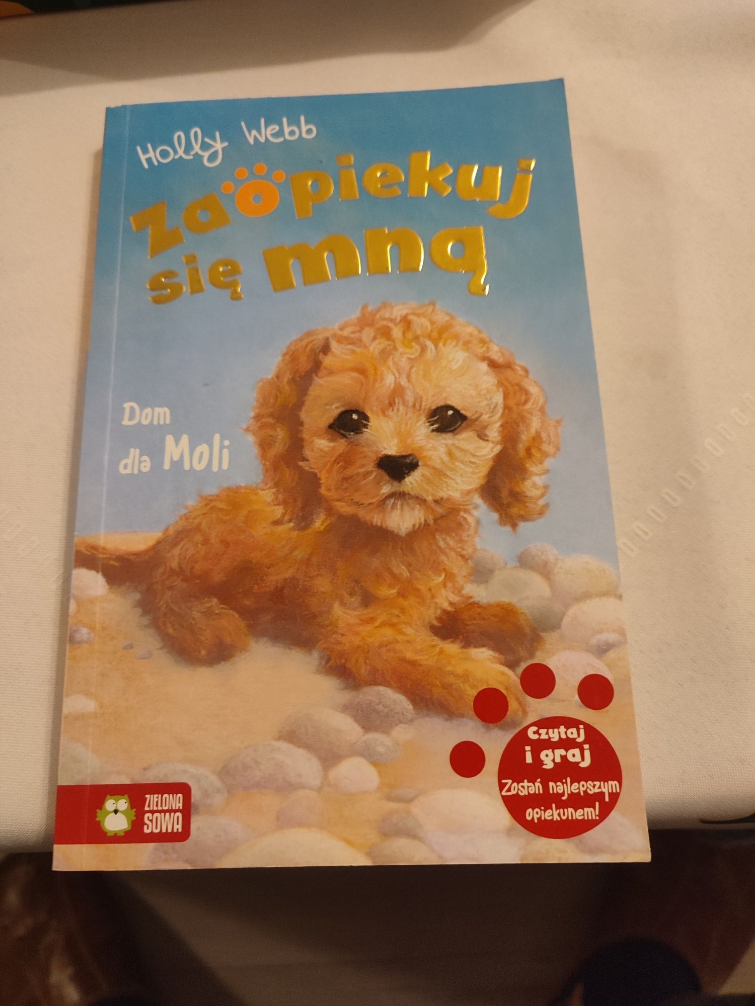 Książka zaopiekuje się mną  dom dla Moli