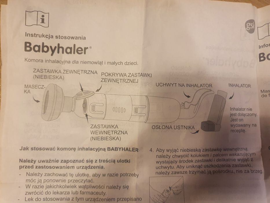 Babyhaler komora inhalacyjna