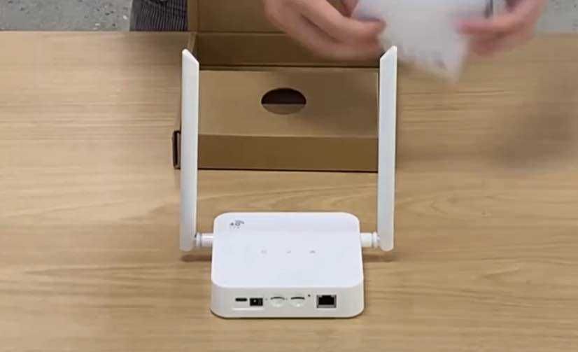 Router para cartão de dados móveis 4G