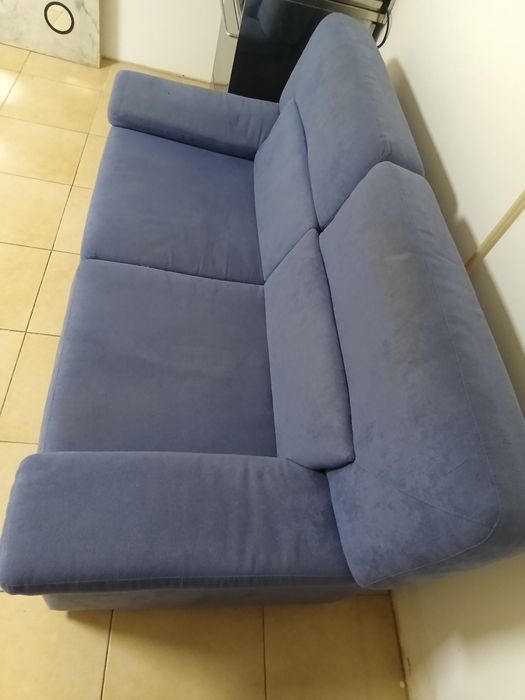 Pack sofá, mesa jantar, tapete, quadro, resguardo e mesinhas