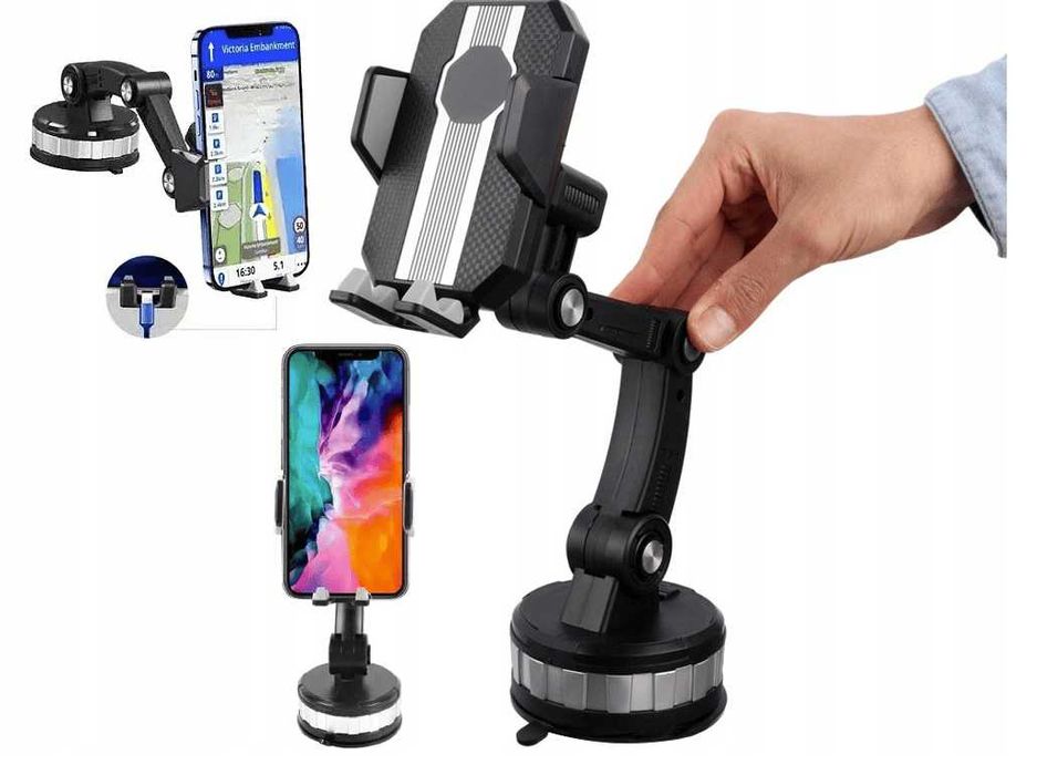 Uchwyt do samochodu  na telefon szybę kokpit mocny gps do szyby