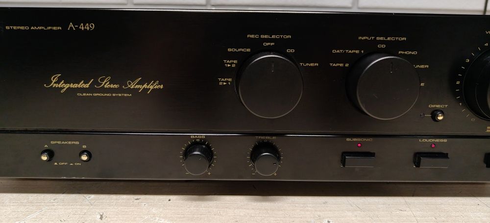 Wzmacniacz PIONEER A-449 Integrated stereo. Japan