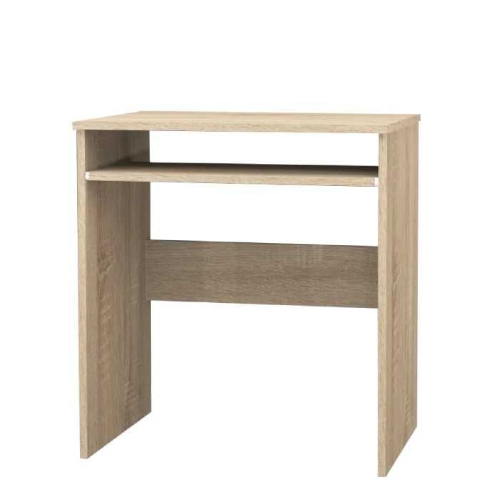 Biurko Kacper w kolorze Białym oraz Sonoma | Mat