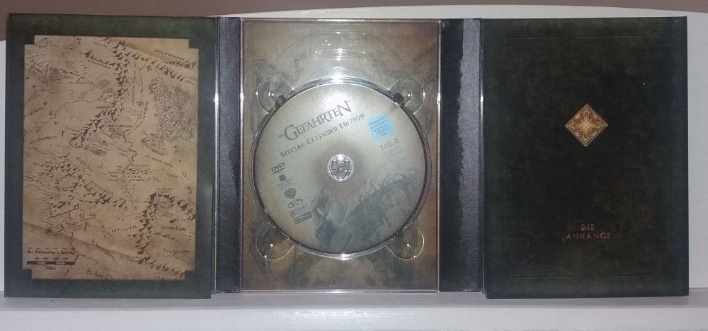 Płyty 4 DVD Władca Pierścieni -specjalna edycja