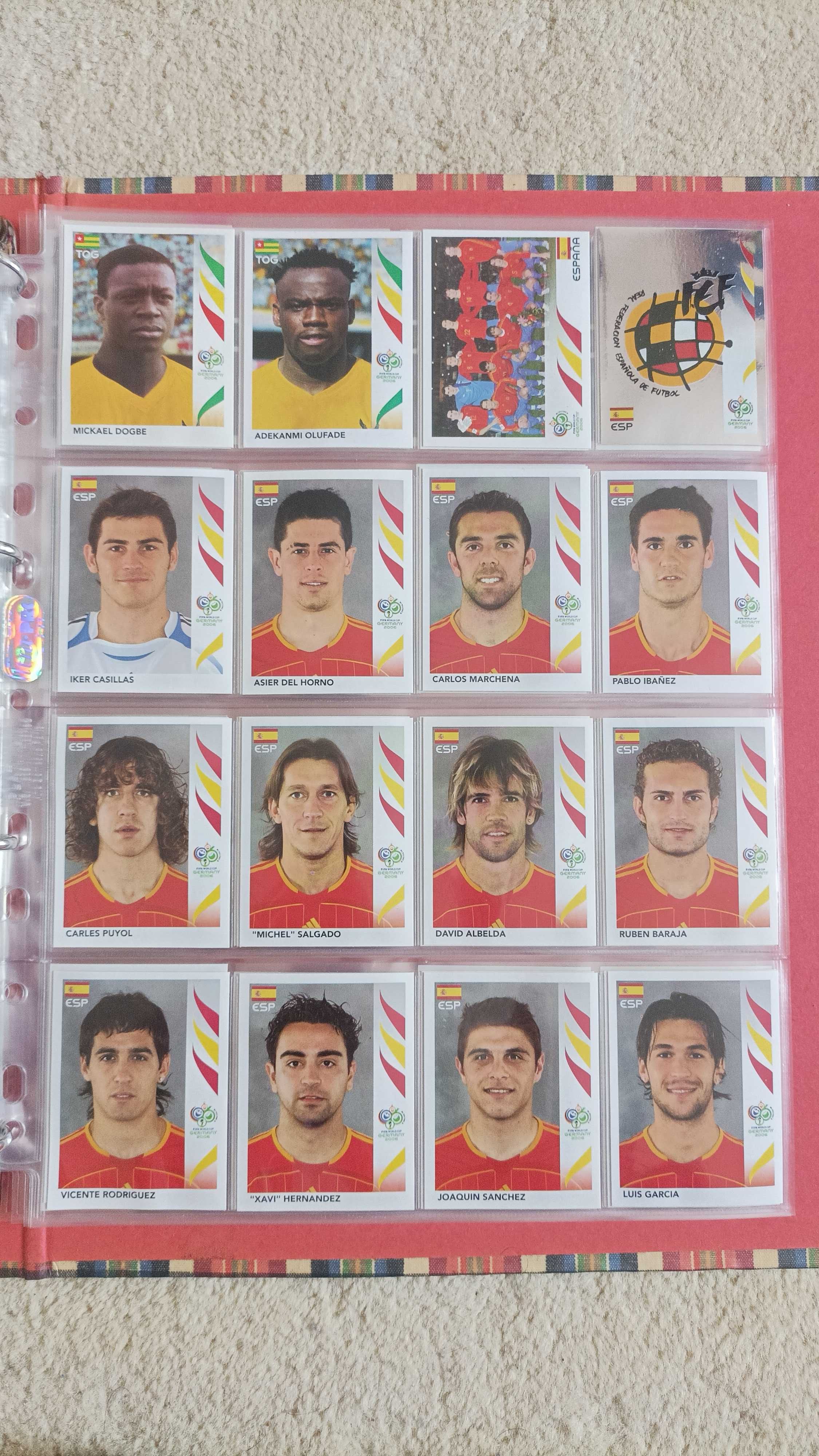 Caderneta + Cromos S/colar Panini Mundial 2006 EXCLUI RONALDO E MESSI