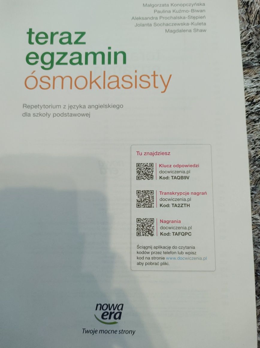 Podręcznik egzamin ósmoklasisty język angielski repetytorium