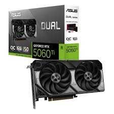 Placa Gráfica ASUS DUAL GeForce RTX 5060 Ti OC Edition 16GB