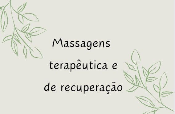 Massagem Relaxante e Terapêutica