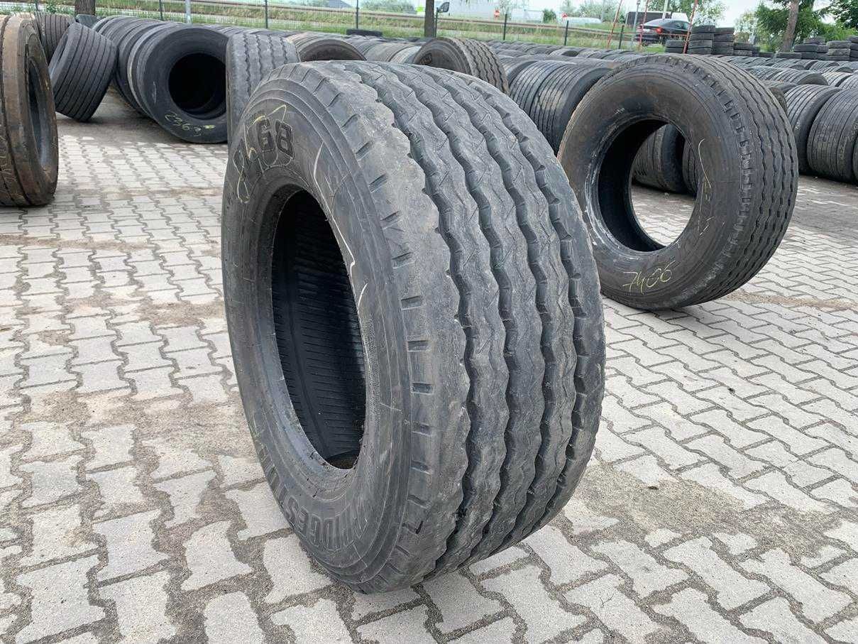 Opona używana do ciężarówki naczepa 385/55R22.5 BRIDGESTONE R168 /13mm
