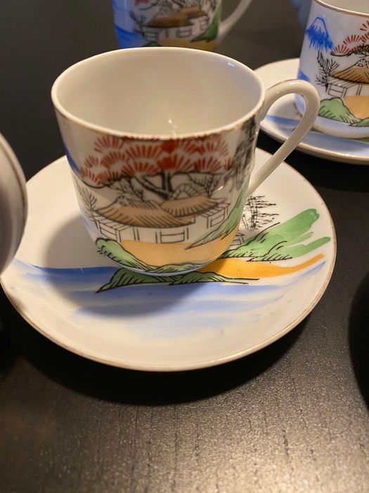 Serviço de chá/café em porcelana fina chinesa Ritz China