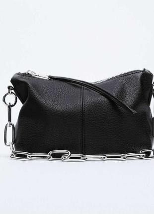 Чорна сумка Zara