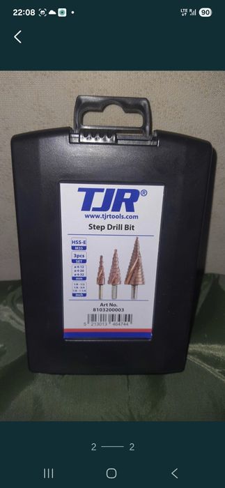 Wiertła stożkowe kobaltowe 4-32mm