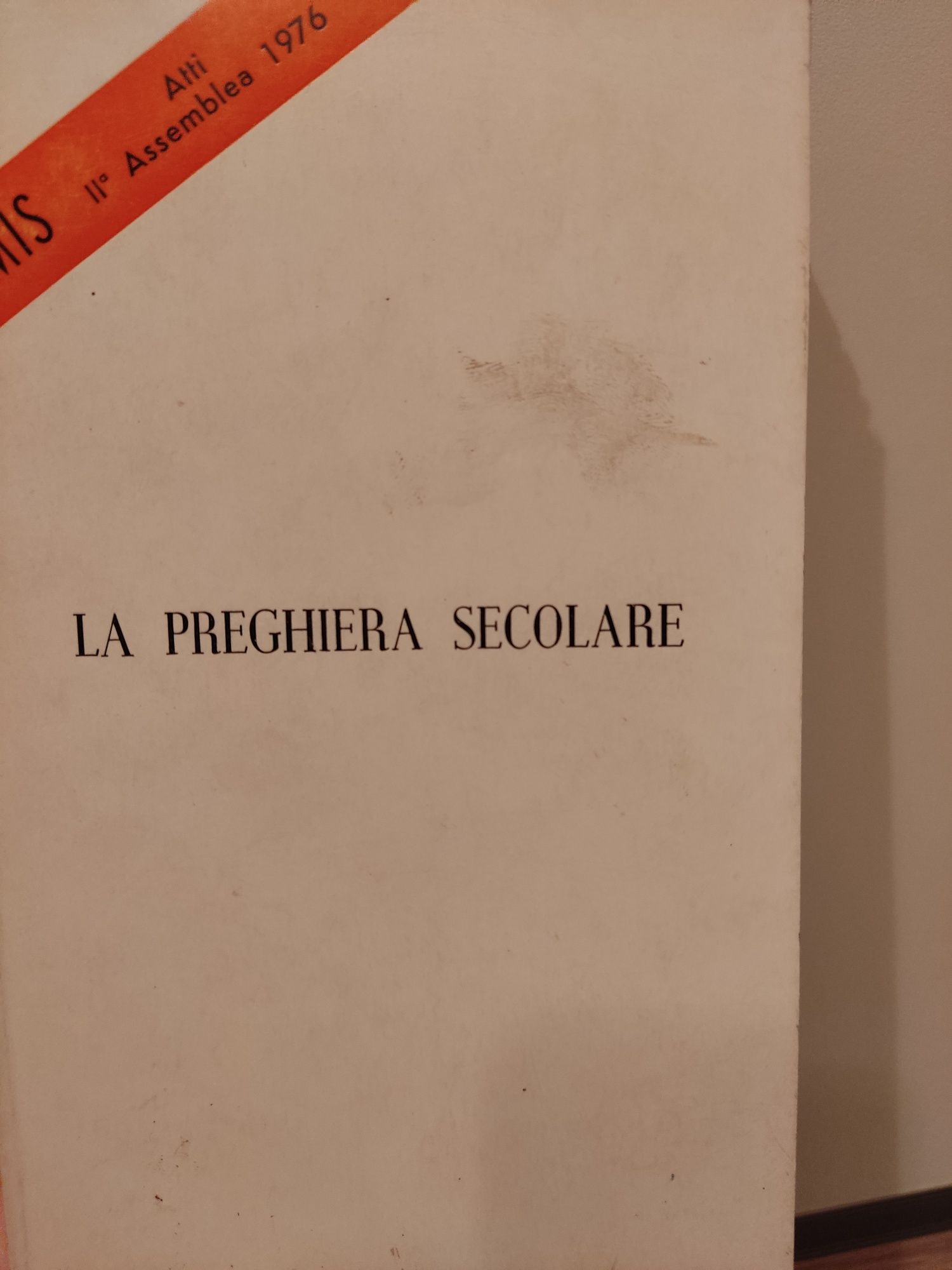 La preghiera secolare