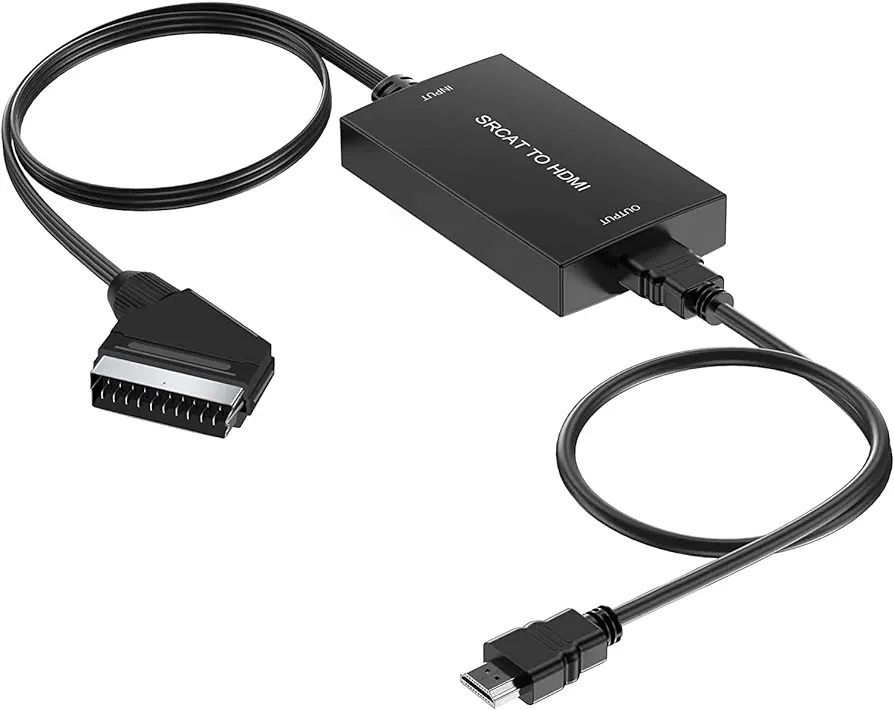 Konwerter Scart na HDMI z kablem HDMI