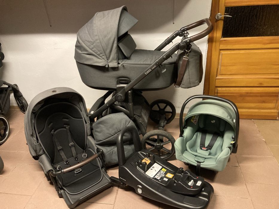 Wózek ROAN Bass Next 2w1 / 3w1 / 4w1 baza Isofix