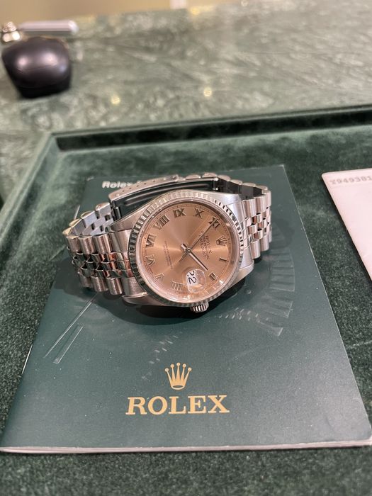 Rolex Datejust 36mm Pink Dial