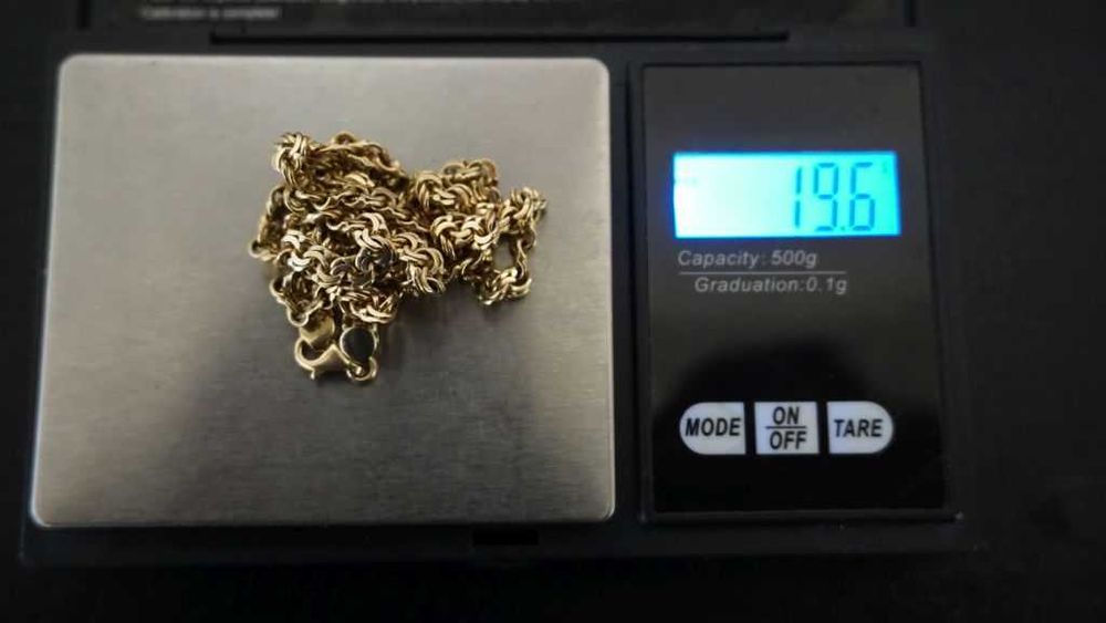 Złoty Łańcuszek Garibaldi - ŁAŃCUCH GALIBARDI SOCZEWKA - 20G